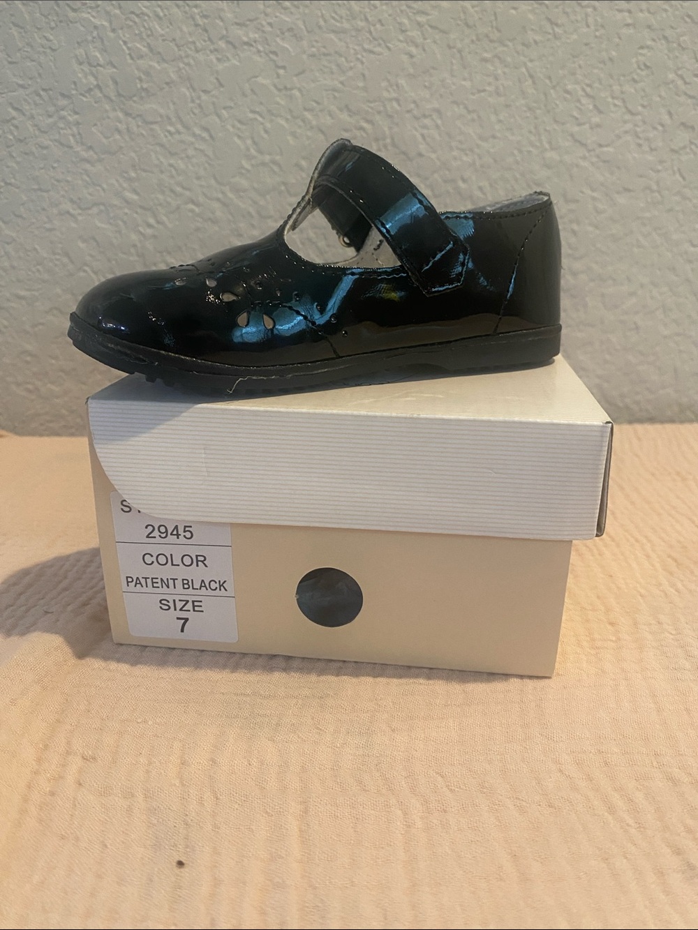 Angel Patent Black Mary Jane Shoe